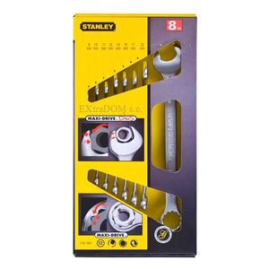 Stanley 8-Piece Combination Maxi Drive Silver Stanley 8-Piece Combination Maxi Drive Silver